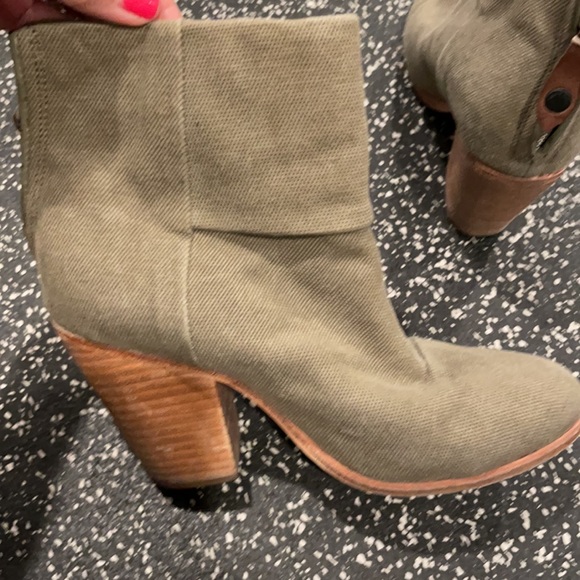 Rag & Bone NewBury in Stonewall Canvas booties / boots SZ. 36 or 6 - Picture 7 of 13
